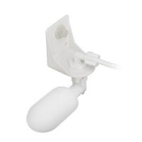 Automatische Wasserzufuhr B-400: Detailaufnahme des weißen Schwimmersystems mit Zubehör für eine geregelte Wasserversorgung. Bild 1 der Serie.