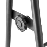 Detailaufnahme des Neigegestells TTV-4500-S: Fokus auf die Feststellschraube zur Justierung. Präzise Technik für optimale Ausrichtung.