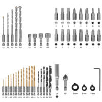 49-teiliges Sechskantschaft Bohrer- und Bit-Set: Umfassendes Set mit Bohrern, Bits und Zubehör für vielfältige Anwendungen. Hochwertige Ausführung.