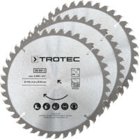 Holzkreissägeblätter-Set, 190 mm, 40 Zähne, 3-teilig. Ideal für präzise Holzschnitte. Robust und langlebig, für beste Ergebnisse!