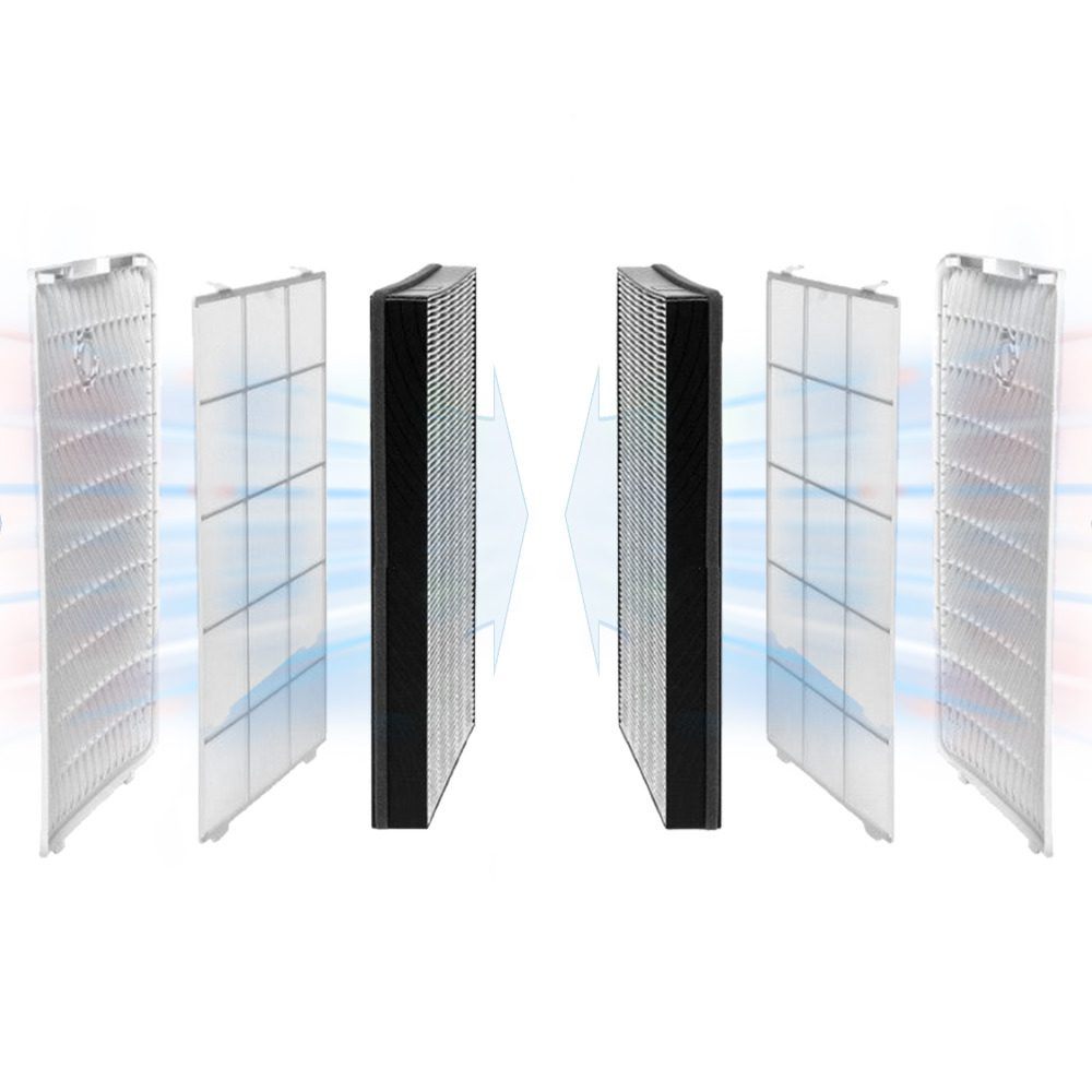 3-in-1 Carbon HEPA Filter für AirgoClean 250 E: Mehrschichtiger Aufbau zur Luftreinigung. Austauschfilter für optimale Leistung.
