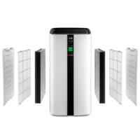 AirgoClean 350 E Luftreiniger mit HEPA-Filter: 99,97% Filterleistung für saubere Luft. Ideal für Allergiker. Luftreinigung mit System.