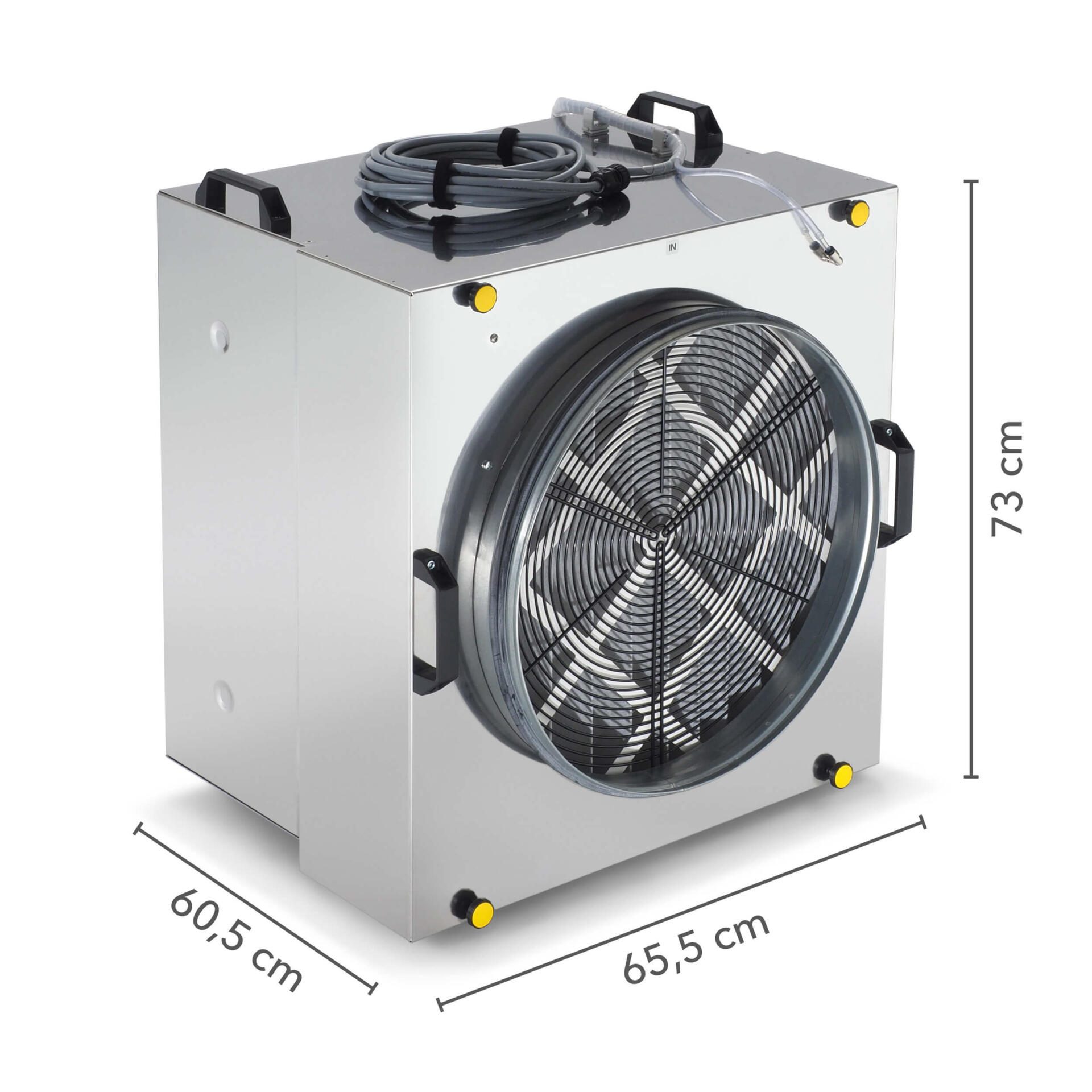 Trotec Filterbox TTR 610: Industrieller Luftreiniger mit HEPA-Filter für saubere Luft und Staubschutz, ideal für Gewerbe und Baustellen.