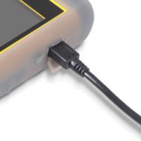 Silikon-Schutzhülle für T3000, T660, T610, T510, T260, T210 mit USB-Kabel. Robust und schützend für Messgeräte. Ideal für Handwerker.