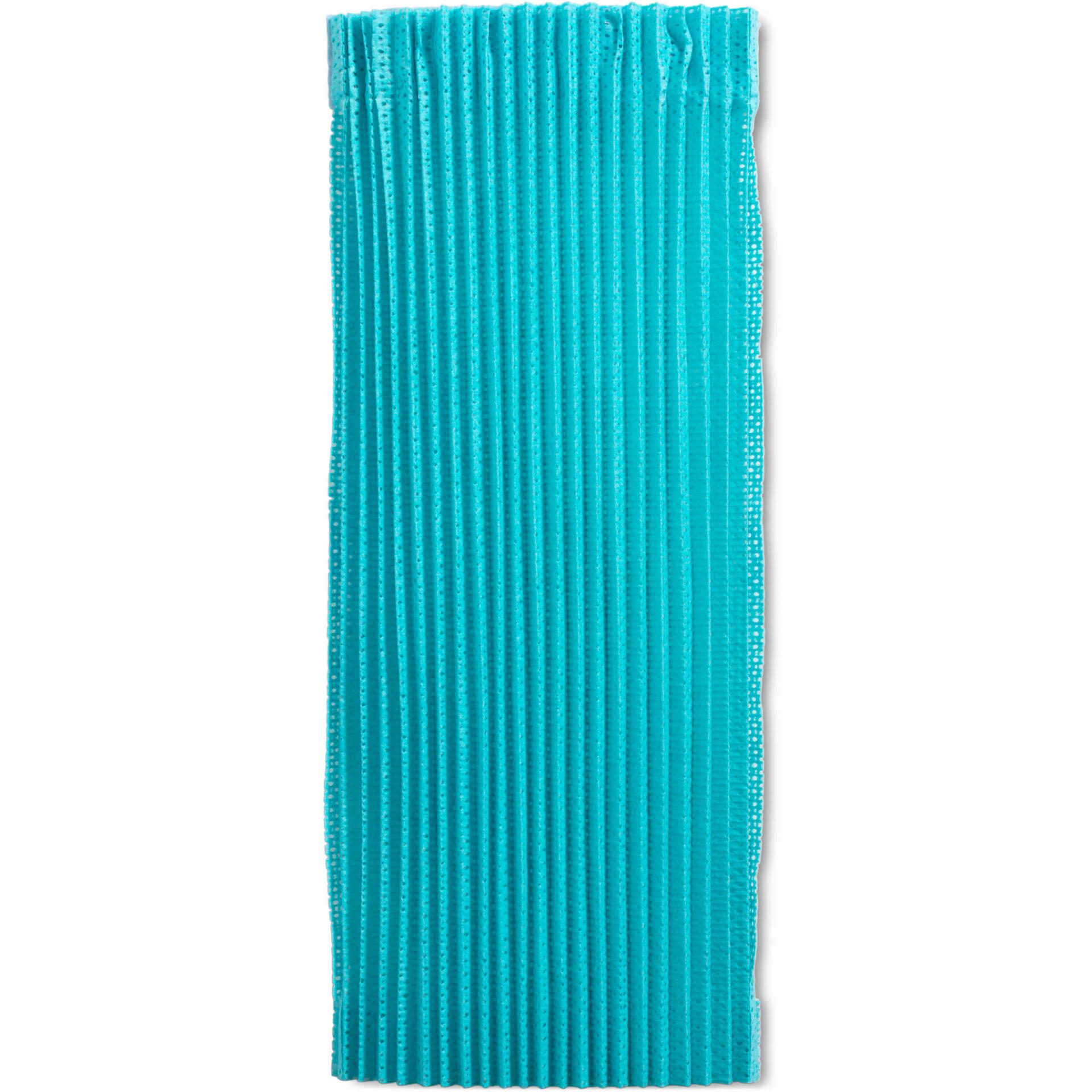 PAE-29 Verdunstungsfilter: Nahaufnahme des türkisfarbenen, gefalteten Filters, der für eine optimale Luftbefeuchtung sorgt.