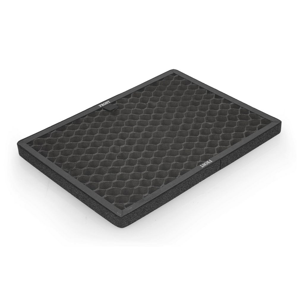 Nahaufnahme eines TTK 110 HEPA Carbon Filters. Ideal für saubere Luft. Staubpartikel werden effizient gefiltert.